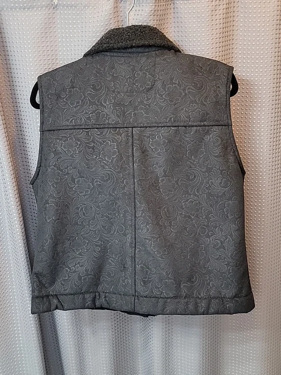 Vintage Country Clothing Co. Cheyenne Collection Paisley Sherpa Vest Size L - Picture 5 of 5
